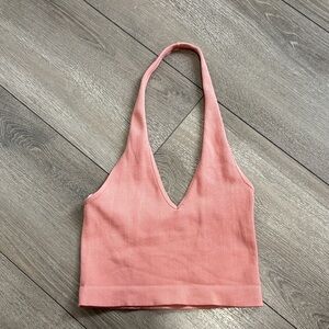 Ambiance Coral Halter Tank TopSM463